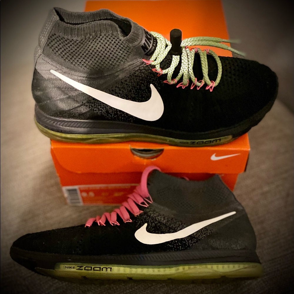 Nike Zoom All Out Flyknit size 9.5 Black